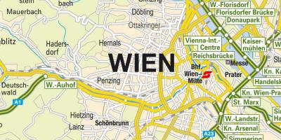 Kaart van Wenen