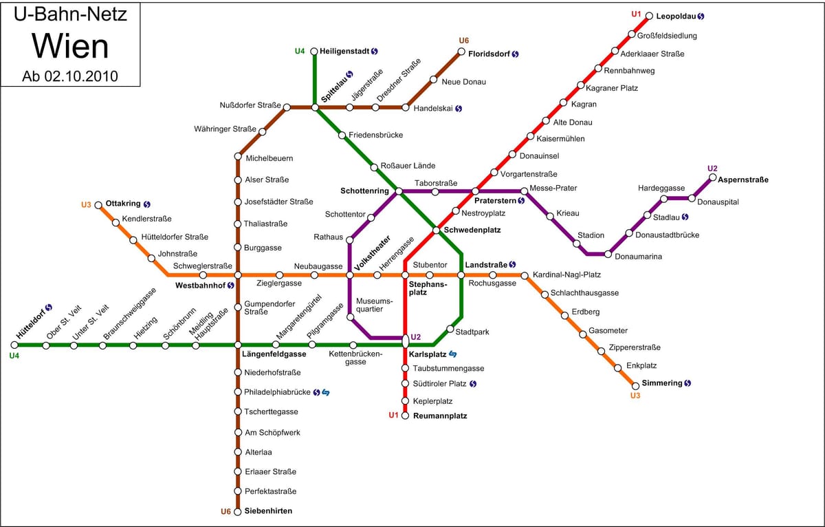 tram d Wenen kaart