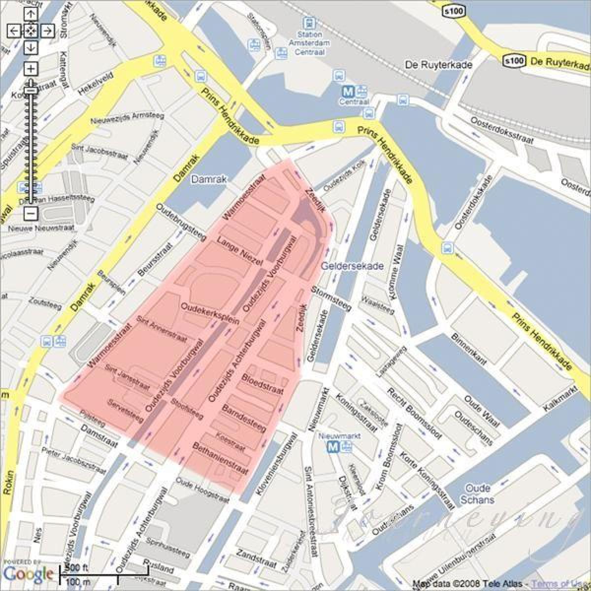 Kaart van Wenen red light district